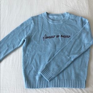 Blue women sweater